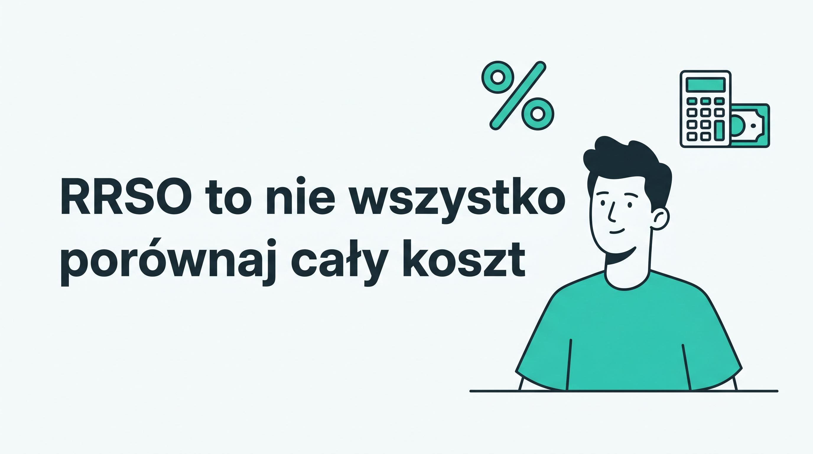 Artykuł o porównywaniu RRSO i kosztu całkowitego kredytu gotówkowego na jednym scenariuszu.