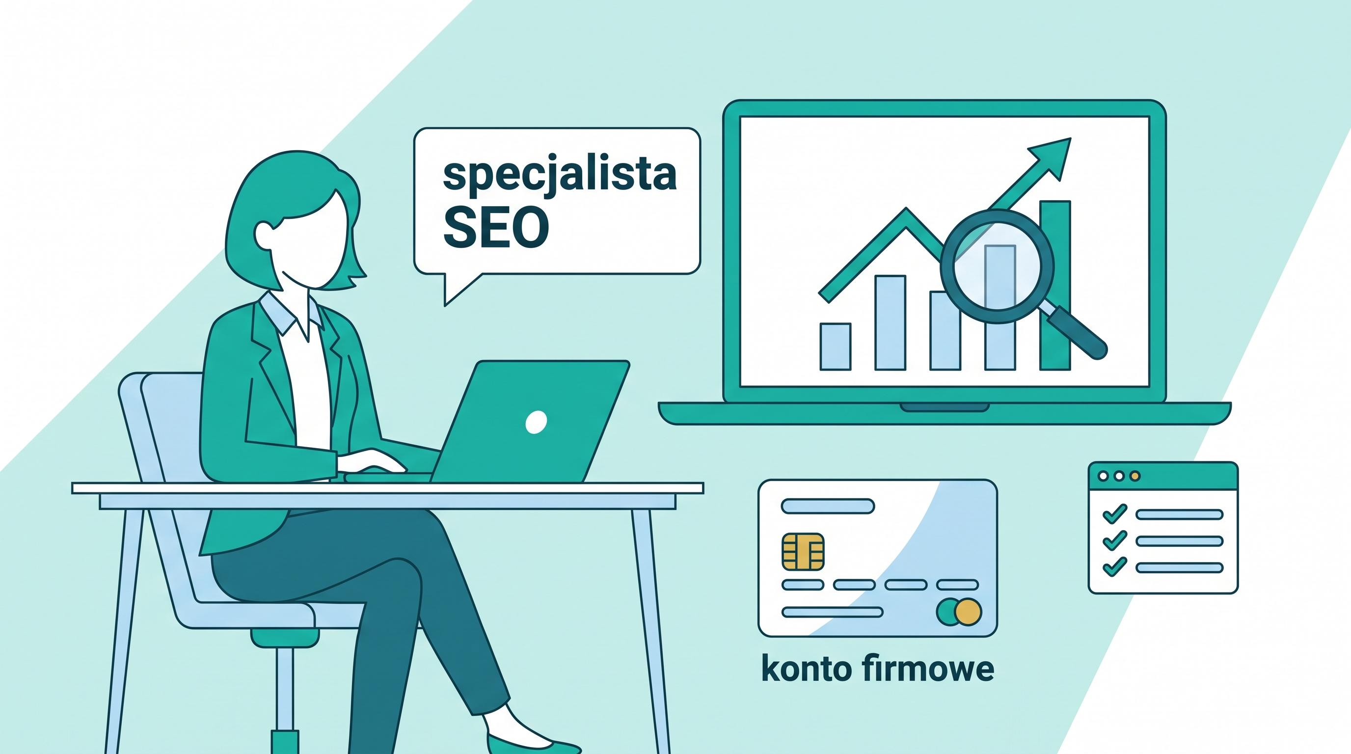 Specjalista SEO na JDG wybiera konto firmowe.