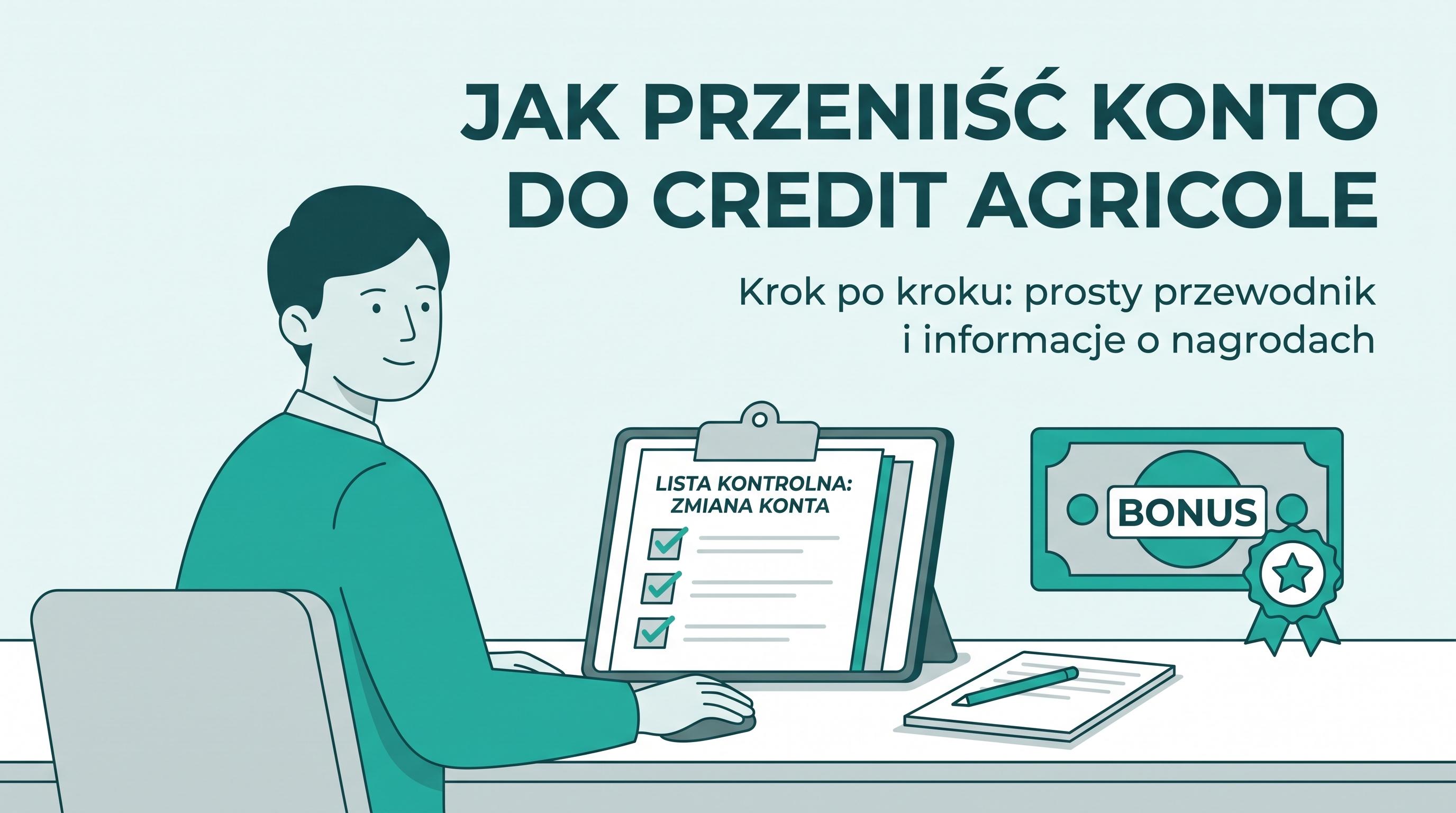 Przenosiny konta bankowego do Credit Agricole — poradnik.