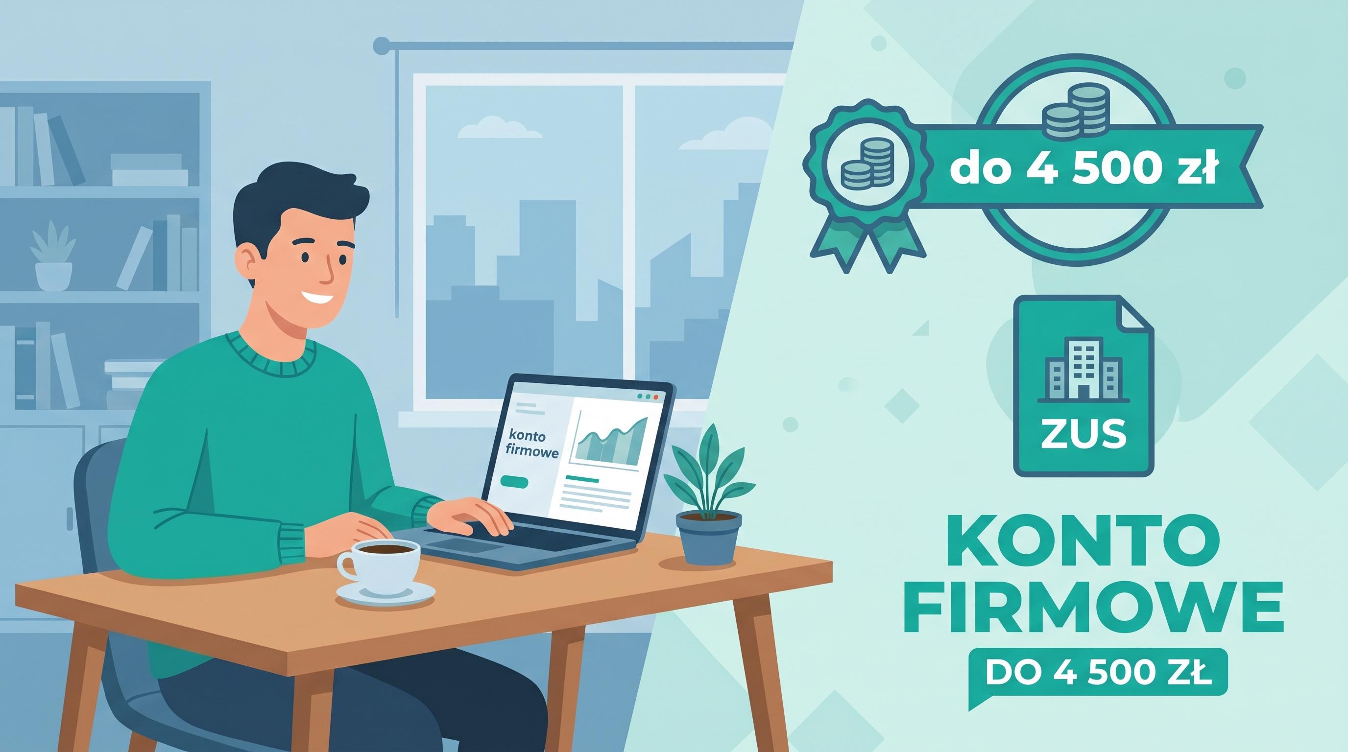 Przeniesienie konta firmowego do Erste Bank — do 4 500 zł premii dla JDG.
